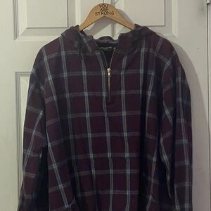 Soft and Warm Plaid Hooded Jacket